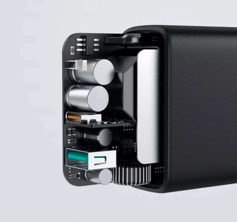 PA-D1 ładowarka sieciowa 2xUSB Power Delivery (1xUSB A+1xUSB C) 5.4A 30W Dynamic Detect AUKEY