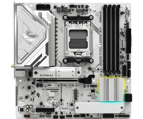 Płyta główna B850M STEEL LEGEND WIFI AM5 4DDR5 HDMI/DP mATX