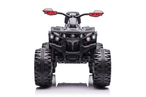 Quad Na Akumulator Z Oparciem QLS-3288 ŚwIatła LED MP3 Czarny LEAN CARS