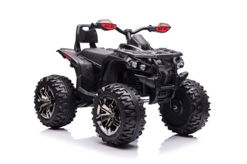 Quad Na Akumulator Z Oparciem QLS-3288 ŚwIatła LED MP3 Czarny LEAN CARS