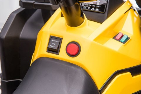 Quad Na Akumulator Z Oparciem QLS-3288 ŚwIatła LED MP3 Żółty LEAN CARS