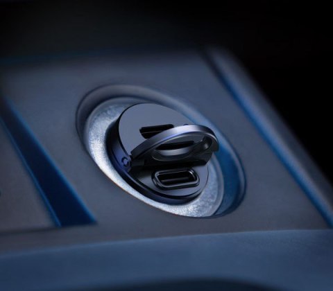 CC-A4 Mini aluminiowa ładowarka samochodowa 2xUSB-C PD Power Delivery Quick Charge 3.0 30W 6A PPS AUKEY