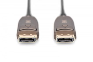 Kabel połączeniowy hybrydowy AOC DisplayPort 1.4 8K/60Hz UHD DP/DP M/M 15m Czarny Digitus