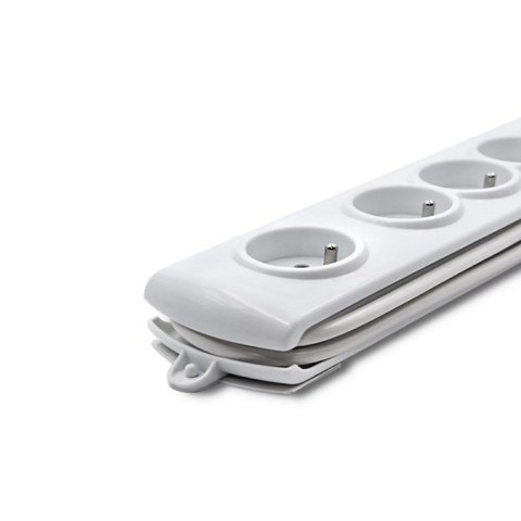 Listwa antyprzepięciowa | 8 gniazd | 1.5m Qoltec