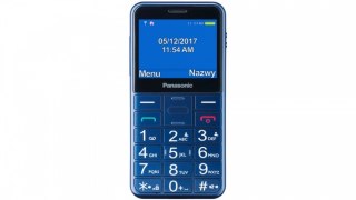 Telefon dla seniora KX-TU155 niebieski Panasonic