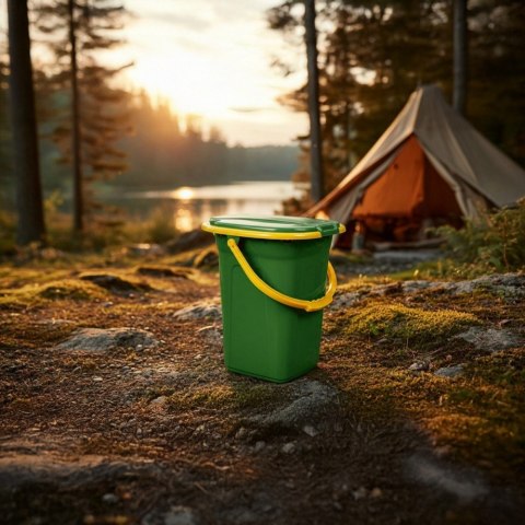 Toaleta turystyczna GB320GO ciemnozielono-pomarańczowa GreenBlue