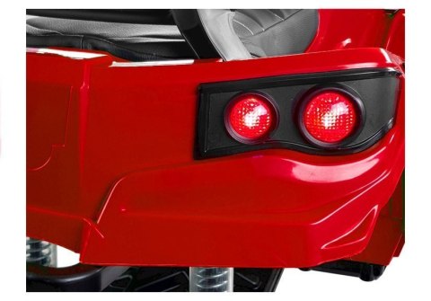 Quad na Akumulator BDM0906 Pompowane Koła Światła LED MP3 Czerwony LEAN CARS