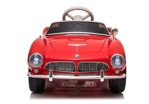 Auto na Akumulator BMW Retro Dla Dzieci Pilot LED MP3 Czerwone Lakierowane LEAN CARS