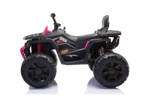 Quad Pojazd Na Akumulator JC333 Światła LED MP3 Różowy LEAN CARS