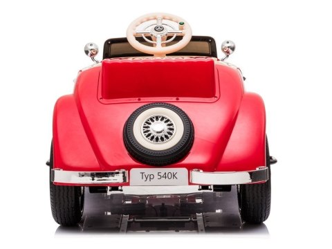 Auto Na Akumulator Mercedes Benz 540K Klasyk Premium LED MP3 Czerwony LEAN CARS