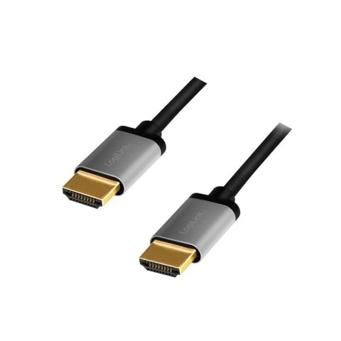 Kabel HDMI 4K/60Hz, aluminium 3m Czarny LogiLink