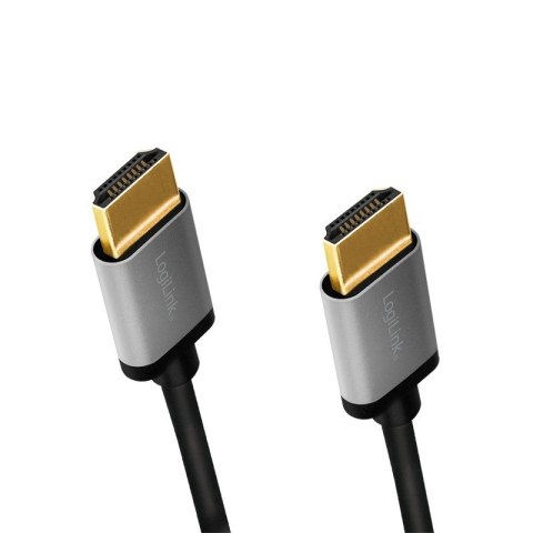 Kabel HDMI 4K/60Hz, aluminium 3m Czarny LogiLink