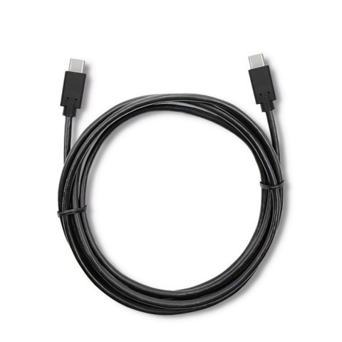 Kabel USB 3.1 typ C męski | USB 3.1 typ C męski | 3m | Czarny Qoltec