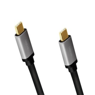 Kabel USB-C M/M, PD, aluminiowy 1.5m LogiLink
