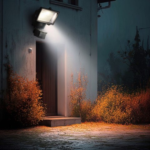 Naświetlacz solarny LED z czujnikiem IP44 MCE442 Maclean