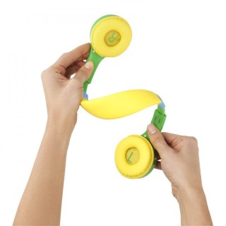 Słuchawki nauszne Kids Guard z ogranicznikiem głośności. Zielone Hama