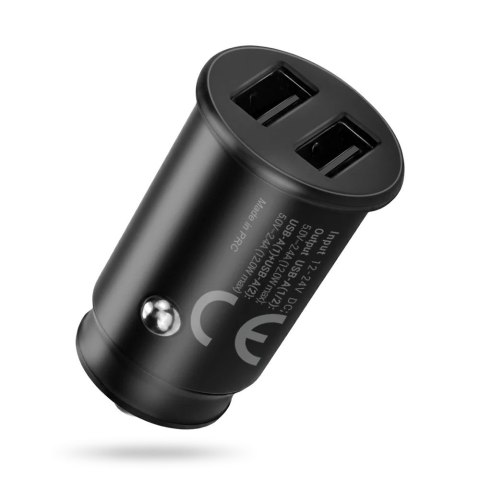 Ładowarka samochodowa CC-25C 2XUSB 12W + kabel USB-C