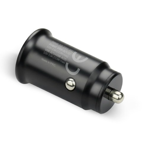 Ładowarka samochodowa CC-25C 2XUSB 12W + kabel USB-C