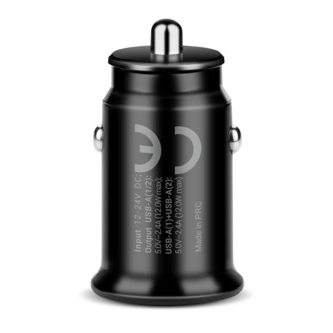 Ładowarka samochodowa CC-25C 2XUSB 12W + kabel USB-C