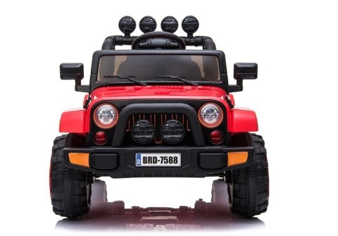 Auto Na Akumulator Jeep BRD-7588 Światła LED MP3 Pilot Czerwony 4x4 LEAN CARS