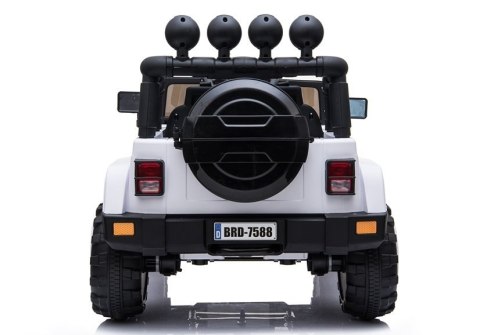 Auto Na Akumulator Jeep BRD-7588 Światła LED MP3 Pilot Biały 4x4 LEAN CARS