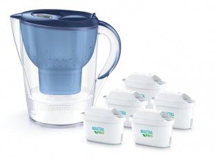 Dzbanek filtrujący 3.5l Marella XL + 5 wkładów filtrujących MAXTRA PRO Pure Performance, niebieski