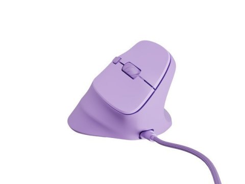 Mysz wertykalna CRAKE 2 PRO 128000DPI optyczna lawendowa