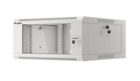 Szafa instalacyjna RACK wisząca 19 cali 4U 600 szara WFFA-5604-10S
