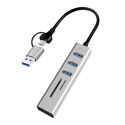 Hub 3xUSB3.0 z czytnikiem kart pamięci