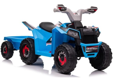 Quad Na Akumulator XMX630T Niebieski Z Przyczepą LEAN CARS