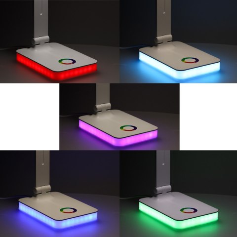 Lampka na biurko biurkowa LED USB dotykowa podświetlana RGB regulacja światła Kik Sp. z o. o. Sp. k.