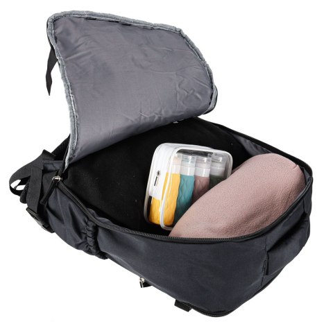 Plecak turystyczny kabinowy podróżny bagaż podręczny czarny 45x30 cm Kik Sp. z o. o. Sp. k.