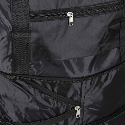 Torba podróżna na kółkach składana turystyczna pojemna 3 rozmiary czarna Kik Sp. z o. o. Sp. k.