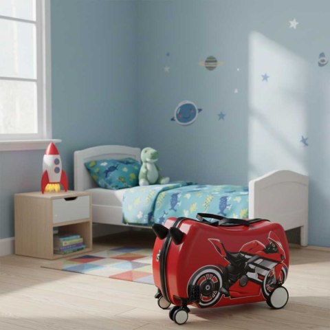 Walizka podróżna dla dzieci na kółkach bagaż podręczny motor Kik Sp. z o. o. Sp. k.