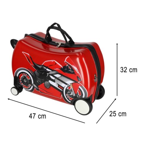 Walizka podróżna dla dzieci na kółkach bagaż podręczny motor Kik Sp. z o. o. Sp. k.