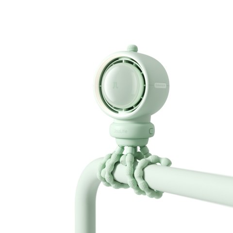 Wentylator mini wiatrak z elastycznymi nóżkami filtrem 5000mAh - zielony