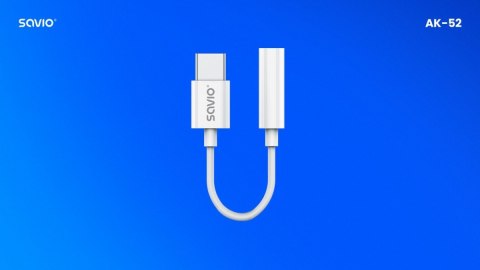 Adapter USB-C - Mini Jack 3,5 mm, Samsung, AK-52 Savio