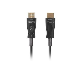 Kabel HDMI M/M v2.1 30M 8K czarny optyczny AOC Lanberg