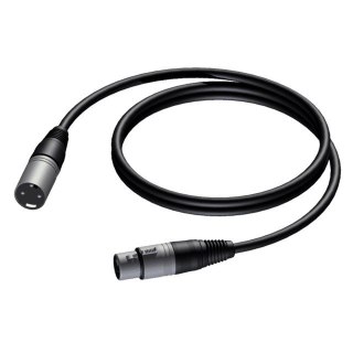 Kabel XLR Męski - XLR Żeński 0,5 M - CAB901/0.5 PROCAB