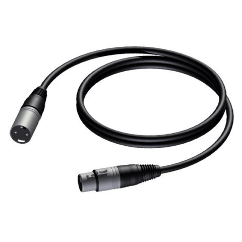 Kabel XLR Męski - XLR Żeński 1m - CAB901/1 PROCAB