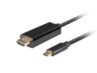 Kabel USB-C(M)->HDMI(M) 4K 60HZ 3M czarny Lanberg