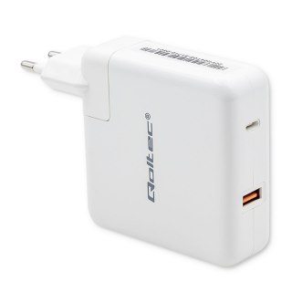 Ładowarka GaN FAST 108W | 5-20V | 3-4.7A | USB C | Biała Qoltec