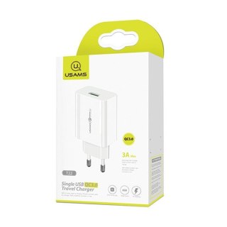 Ładowarka sieciowa T22 1xUSB 18W QC 3.0 USAMS