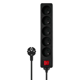 Listwa zasilająca 5 gniazd 5m, LZ-03 Savio