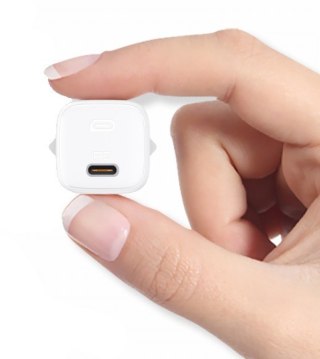 PA-B1 White Omnia Mini ładowarka sieciowa 1xUSB-C Power Delivery 20W 3A AUKEY