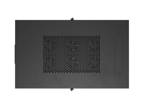 Szafa instalacyjna rack stojąca 19 cali 32U 600x1000 drzwi przeszklone LCD czarna (Flat pack)