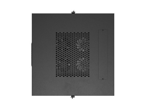 Szafa instalacyjna rack stojąca 19 cali 37U 600x600 drzwi perforowane LCD czarna (Flat pack)