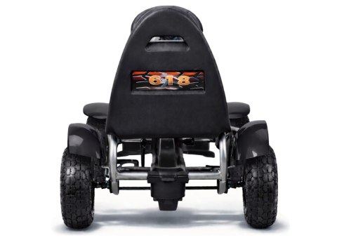 Sportowy Gokart Na Pedały F618 Pomowane Koła Obciążenie 50kg Czarny LEAN CARS