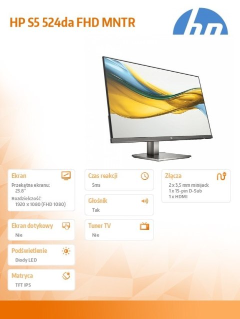 Monitor S5 524da FHD B11W5AT#ABB