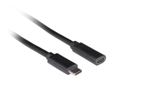 Przedłużacz USB-C M/F 3.1 0.5m czarny